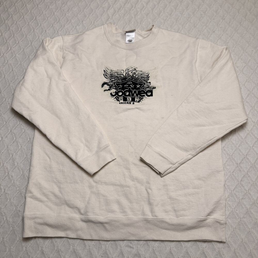 GOODWEAR Men Size Large CREW NECK SWEATSHIRT MADE IN USA